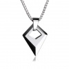 Abstract Diamond Geometric Pendant Necklace
