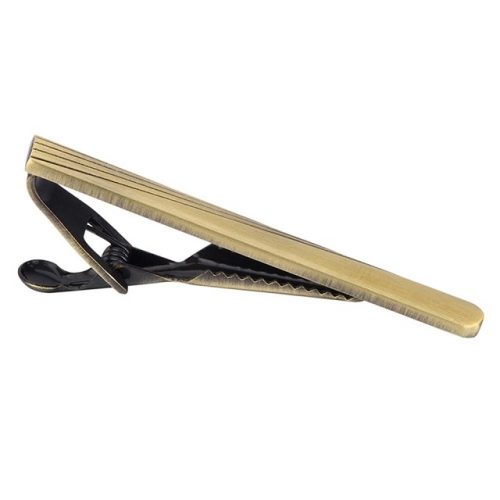 Classic Brushed Tie Clip - LHS View