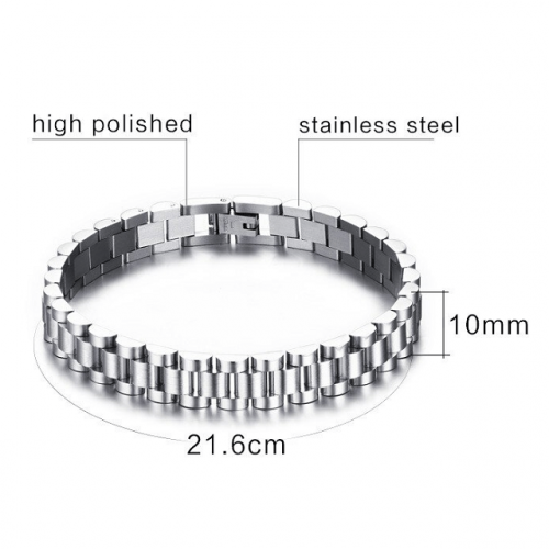 Minimal Design Stainless Steel Bracelet - Dimension