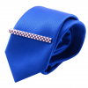 Purple Lattice Enamel Tie Clip - Tie Display