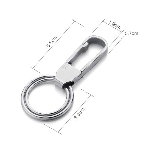 Stainless Steel Keyring Dimension