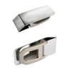 Stainless Steel Money Clip Side and Back