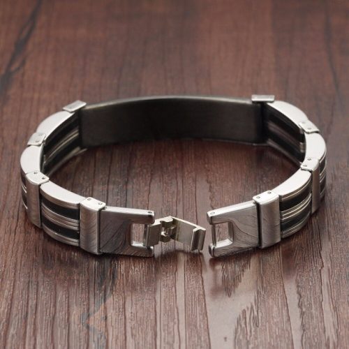 Titanium Steel Personalised Bracelet - Display 1