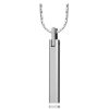 Classic Tungsten Pendant Stainless Steel Necklace