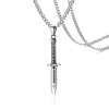 Dagger Pendant Stainless Steel Necklace