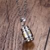 Mantra Pendant Stainless Steel Necklace - 1