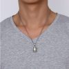 Mantra Pendant Stainless Steel Necklace - 3