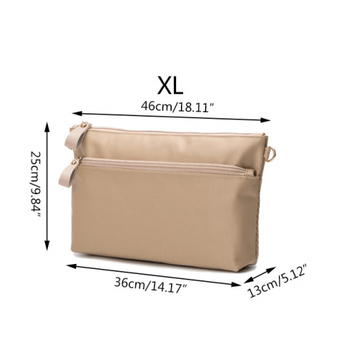 2 Zip Insert Handbag Organiser- Extra Large