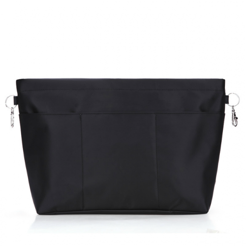 3 External Pocket Insert Handbag Organiser - Black