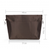 3 External Pocket Insert Handbag Organiser - Heighten Brown