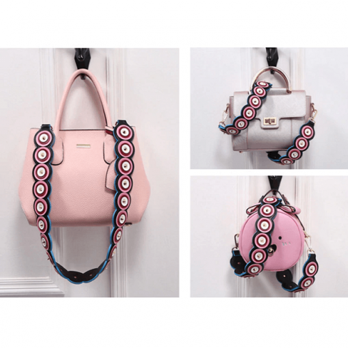 Circle Stud Trendy Handbag Straps - Display 2