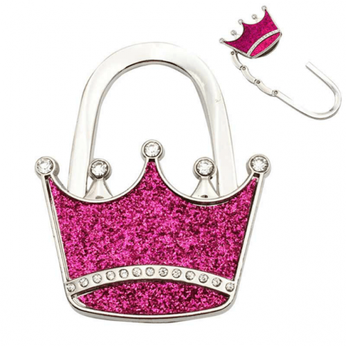 Crown Design Handbag Table Hook Top View