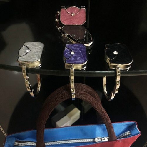Exquisite Pattern Handbag Table Hook - Display 2