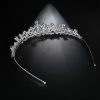 Princess Cubic Zirconia Bridal Headpieces - Display 2