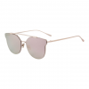 Classic Polycarbonate Cat Eye Sunglasses - Pink Mirror