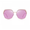 Pink Polarized Fashion Square Sunglasses - Front View