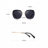 Polarized Fashion Square Sunglasses - Dimension