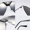 Polarized Oversized Aviator Sunglasses - Display View