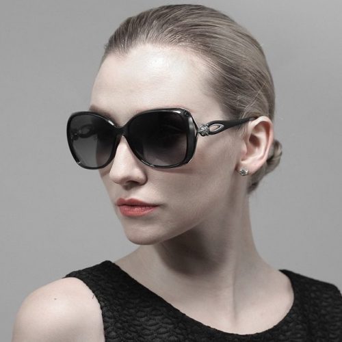 Polycarbonate Stylish Square Sunglasses - Model Display
