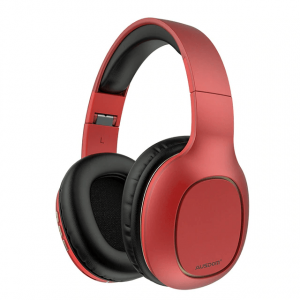 Street Style Wireless Over Ear Headphones - Red