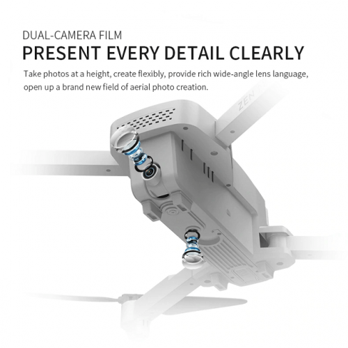 4K HD GPS Range Mini Drone with Video Camera - Dual Camera
