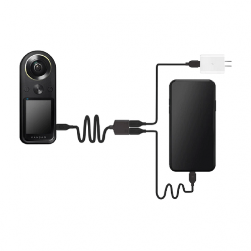 8K Pocket 360 VR Video Camera - Dual Typ C Port