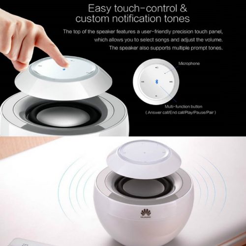 Portable Bluetooth Woofer Speaker with Microphone Touch Function