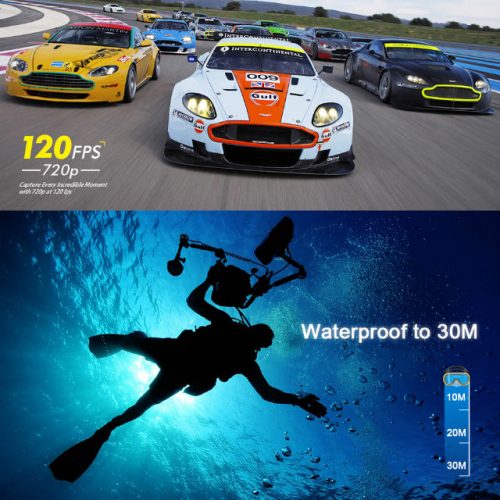 H9R 4K UHD Sports Action Camera - Waterproof 120fps 720p