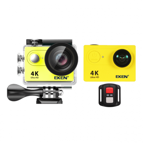 H9R 4K UHD Waterproof Sports Action Video Camera - Yellow