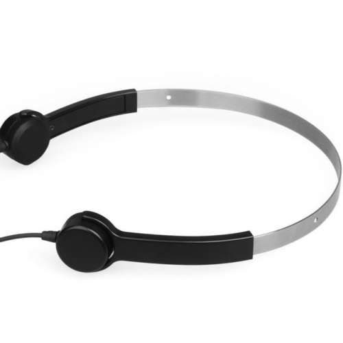 Hearing Assistant Wired Bone Conduction Headphone Side View