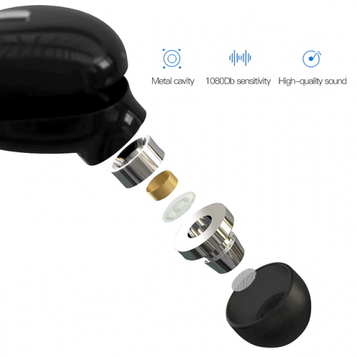 Mini Wireless In Ear Earphones - Internal View