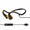 Open Ear Wired Bone Conduction Headphones - Orange