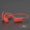 Wireless Sports Bone Conduction Headphones - Red Display
