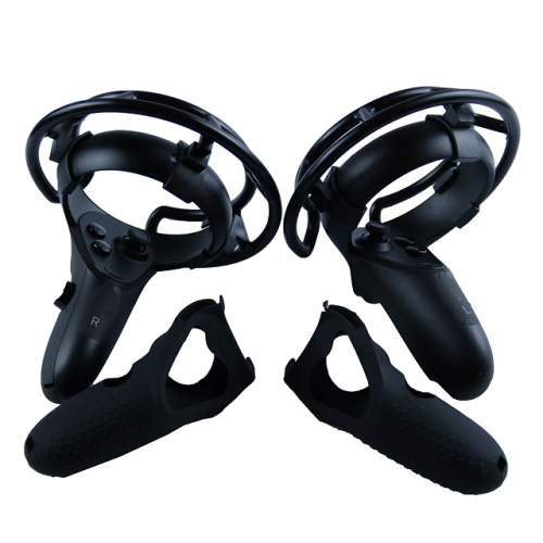 4 in 1 Oculus Quest VR Cover - Black Controller Cover View