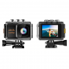 4K 30FPS WiFi Sports Action Camera with Remote - Front and Back View