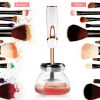 Electric Makeup Brush Cleaner Before & After