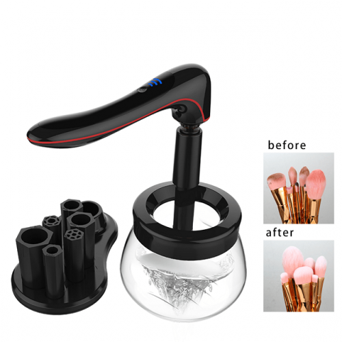 Rechargeable Makeup Brush Cleaner - Before and After