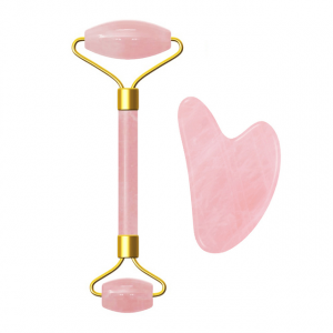 Rose Quartz Face Massage Roller