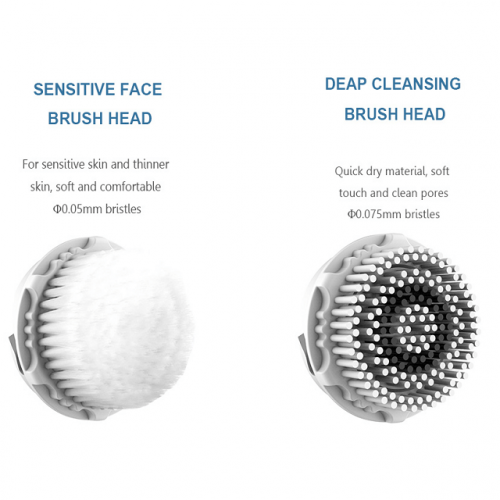 Ultrasonic Electric Brush Face Cleanser - Brush Types