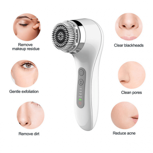 Ultrasonic Electric Brush Face Cleanser - Functions