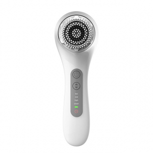 Ultrasonic Electric Brush Face Cleanser - White