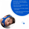 Irritate Free Breathable Neoprene Anti Snoring Chin Strap - Blue