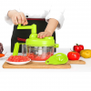 Multifunctional 1.2L Capacity Stainless Steel Blade Hand Turned Vegetable Chopper - Tomato Demo