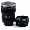 Camera Lens Novelty Black Coffee Mug