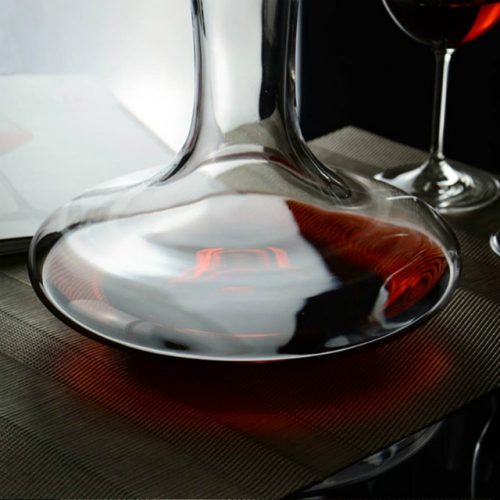 Crystal Glass Decanter - Bottom View