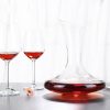 Crystal Glass Decanter and Wine Glasses