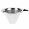 Drip Coffee Maker - Side View Stainless Steel Filter