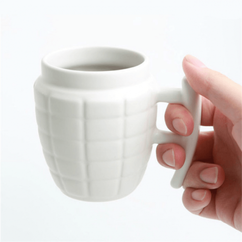 Grenade Novelty Coffee Mug - Hand Display