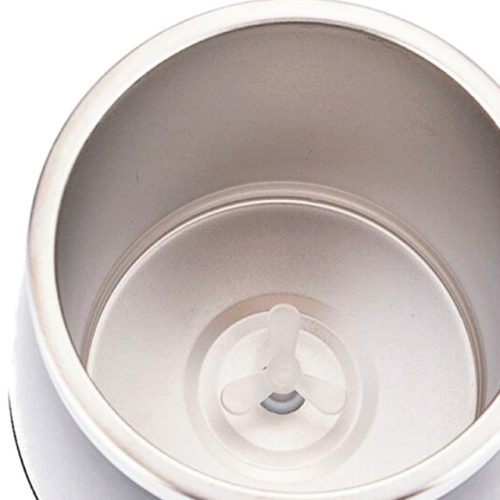 Double Insulated Stainless Steel Automatic Self Stirring Coffee Mug - Inside View