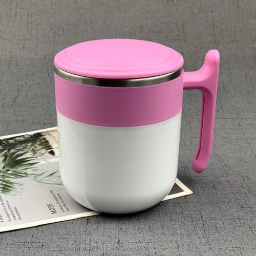 Self Stirring Auto Magnetic Mug - Pink